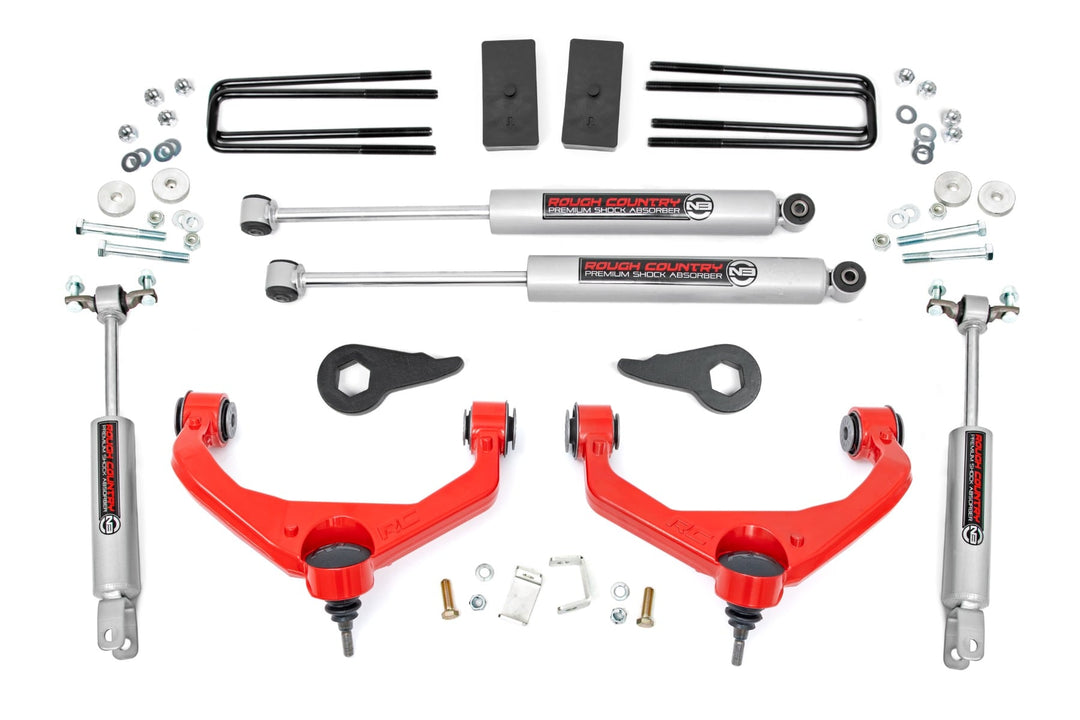 3.5 Inch Lift Kit | w/ Overloads | Chevy/GMC 2500HD/3500HD (11-19)