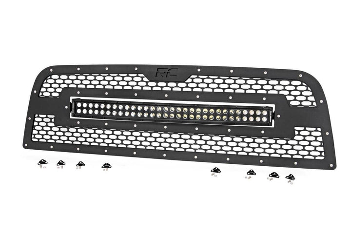 Mesh Grille | 30" Dual Row LED | Black | Ram 2500/3500 2WD/4WD (2013-2018)