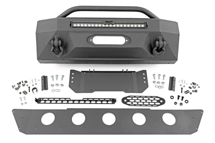 Front Bumper | Hybrid | 20" Blk LED | Amber | Toyota 4Runner 2WD/4WD (14-24)