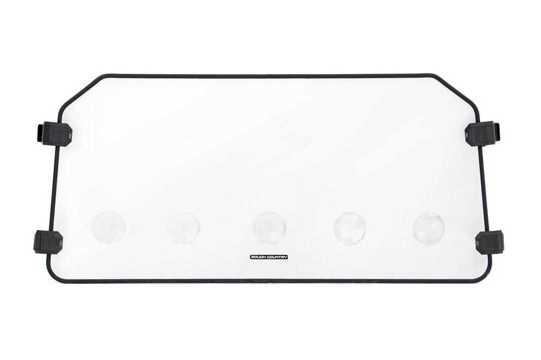 Vented Full Windshield | Scratch Resistant | Polaris General XP 4 1000