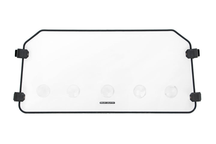Vented Full Windshield | Scratch Resistant | Polaris General XP 4 1000