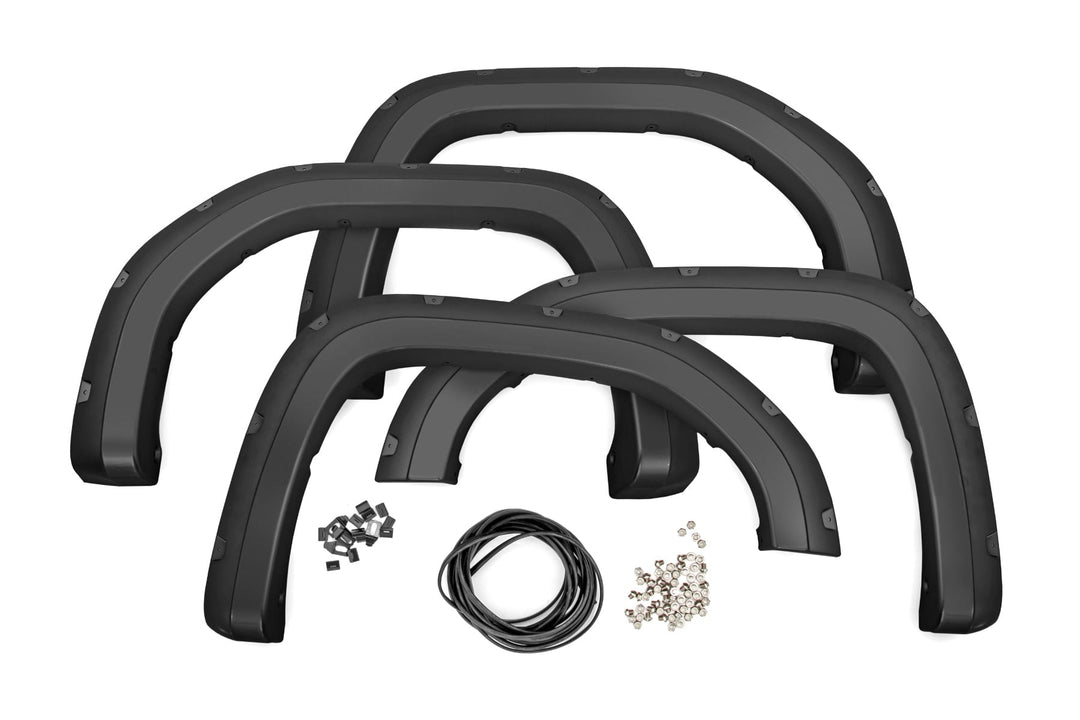 Pocket Fender Flares | GCI Carbon Black | GMC Sierra 1500 2WD/4WD (2019-2026)
