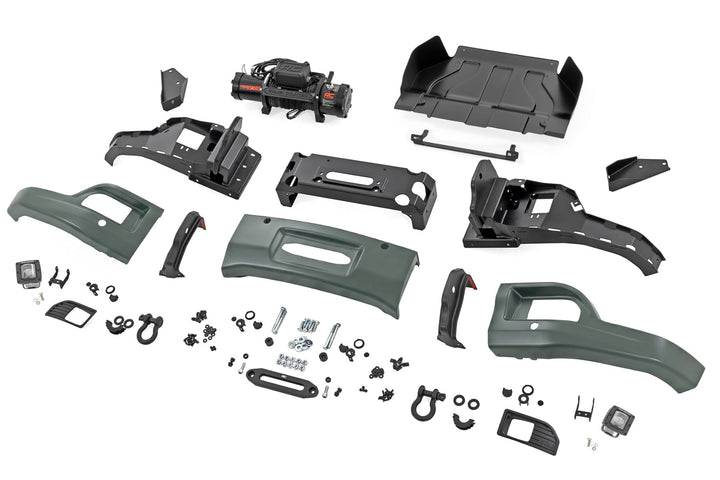 Front FXS Bumper | 12000S | GBD Cypress Gray | Chevy Silverado 1500 (23-26)