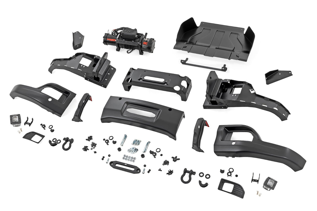 Front FXS Bumper | 12000S | GB8 Mosaic Black | Chevy Silverado 1500 (23-26)