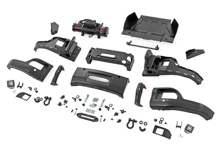 Front FXS Bumper | 12000S | GB8 Mosaic Black | Chevy Silverado 1500 (23-26)