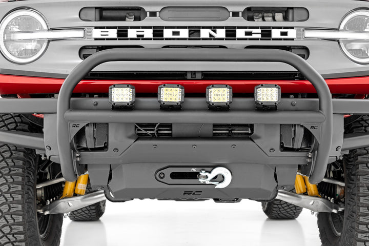 Nudge Bar | 20 Inch Chrome Single Row LED | OE Modular Steel | Ford Bronco (21-26)