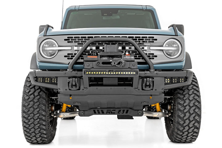 LED Light Kit | Fog Mount | Triple 2" Black Pair | White DRL | Ford Bronco (21-26)