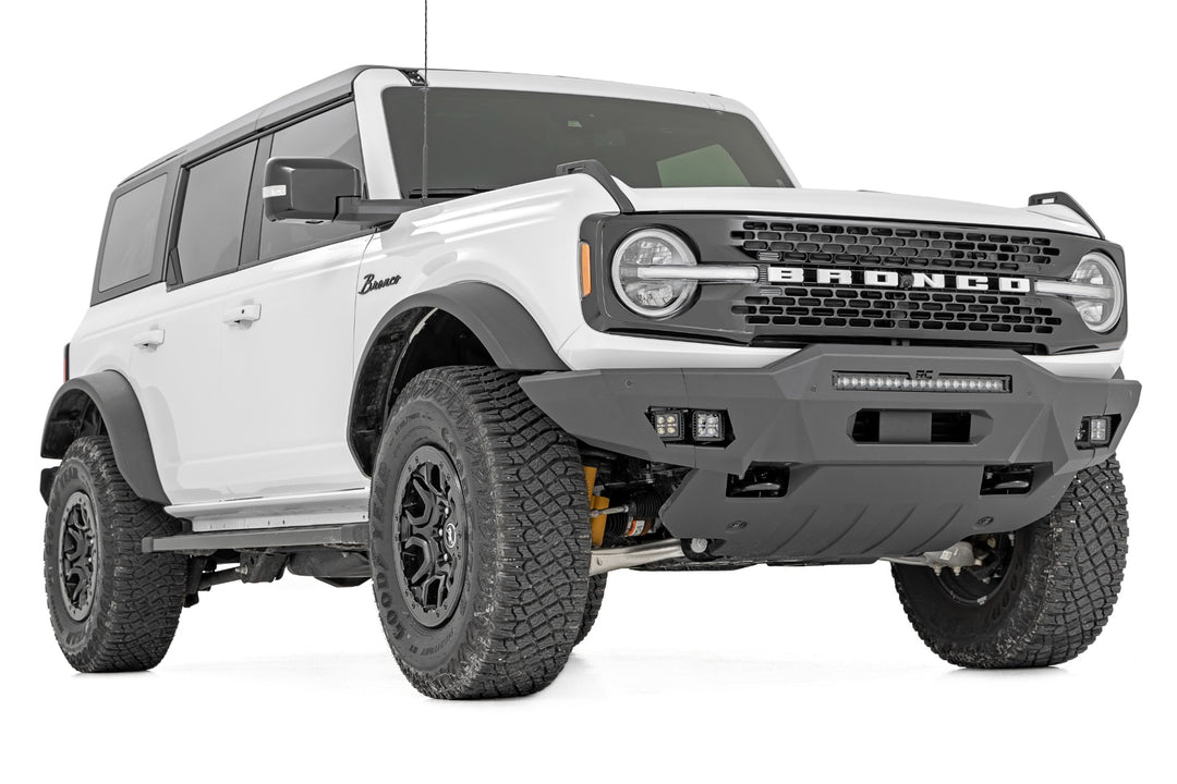 Front Bumper | Modular | Full Wings | Amber DRL | Ford Bronco 4WD (2021-2026)