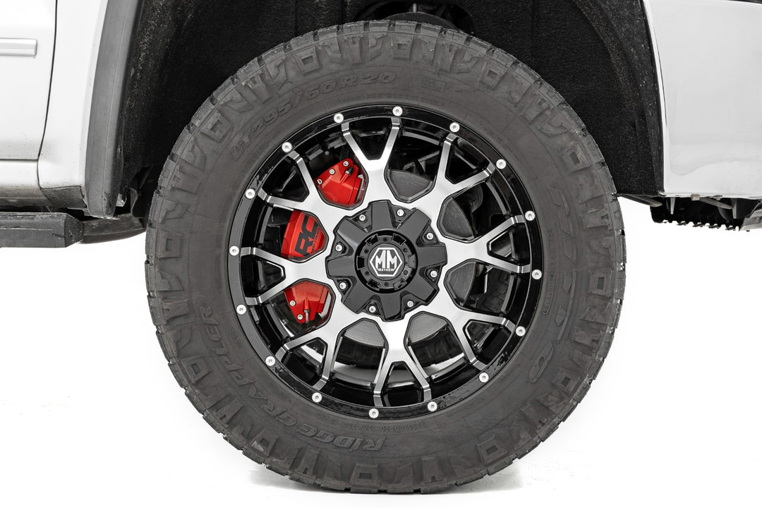 Caliper Covers | Front and Rear | Red | Chevy/GMC 1500 (14-18 & Classic)