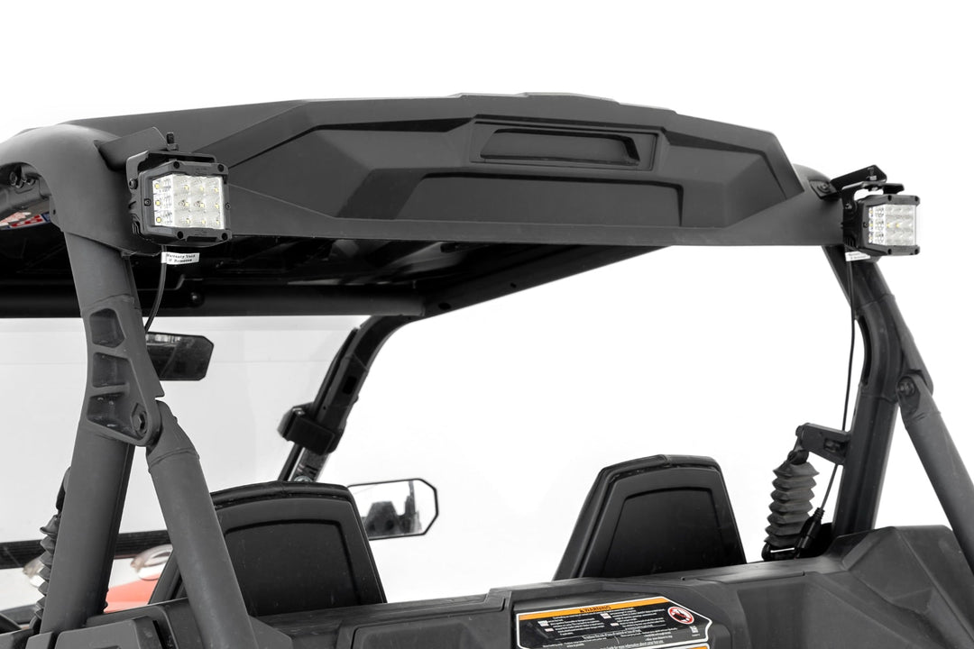LED Light Kit | Rear Mount | 2" Chrome Pair | Wide Angle | Can-Am Maverick Sport 1000R
