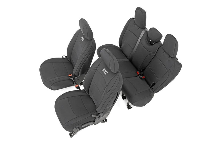 Seat Covers | Front and Rear | Jeep Wrangler Unlimited 4WD (2018-2026)