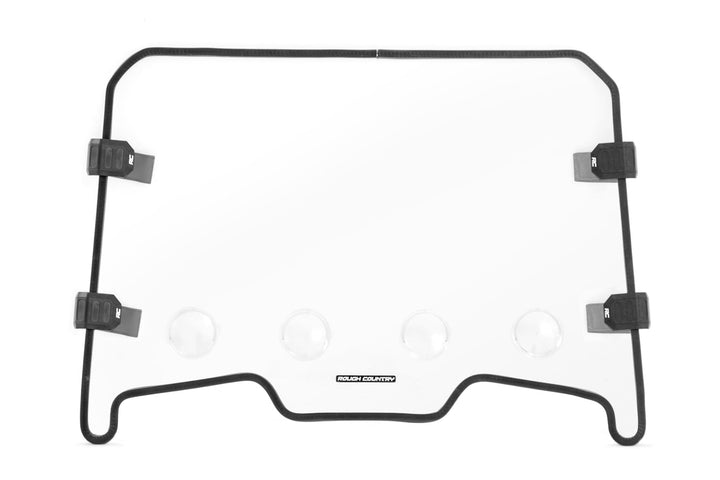 Vented Full Windshield | Scratch Resistant | Polaris RZR XP 1000