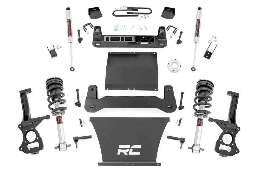 6 Inch Lift Kit | Mono Leaf Rear | M1 Struts/M1 | Chevy Silverado 1500 (25-26)