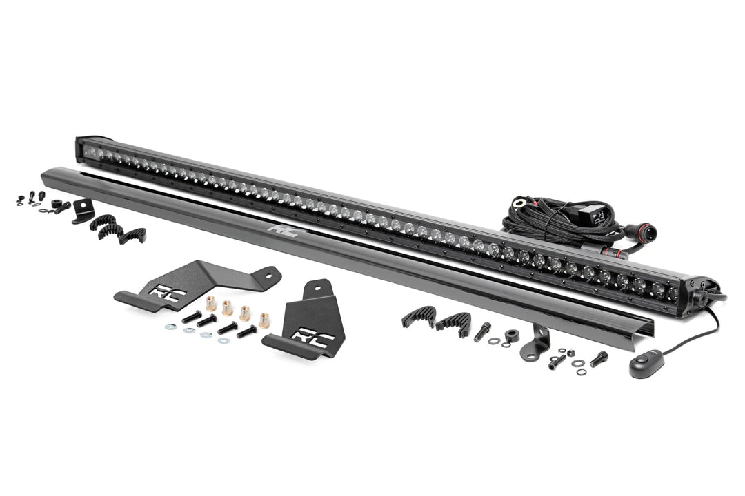 LED Light Mount | 50" Black Single Row | CFMOTO UFORCE U10 Pro