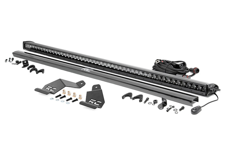 LED Light Mount | 50" Black Single Row | CFMOTO UFORCE U10 Pro