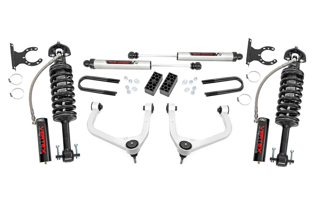 3.5 Inch Lift Kit | Vertex/V2 | Rear Mono Leaf | Chevy Silverado 1500 (22-24)