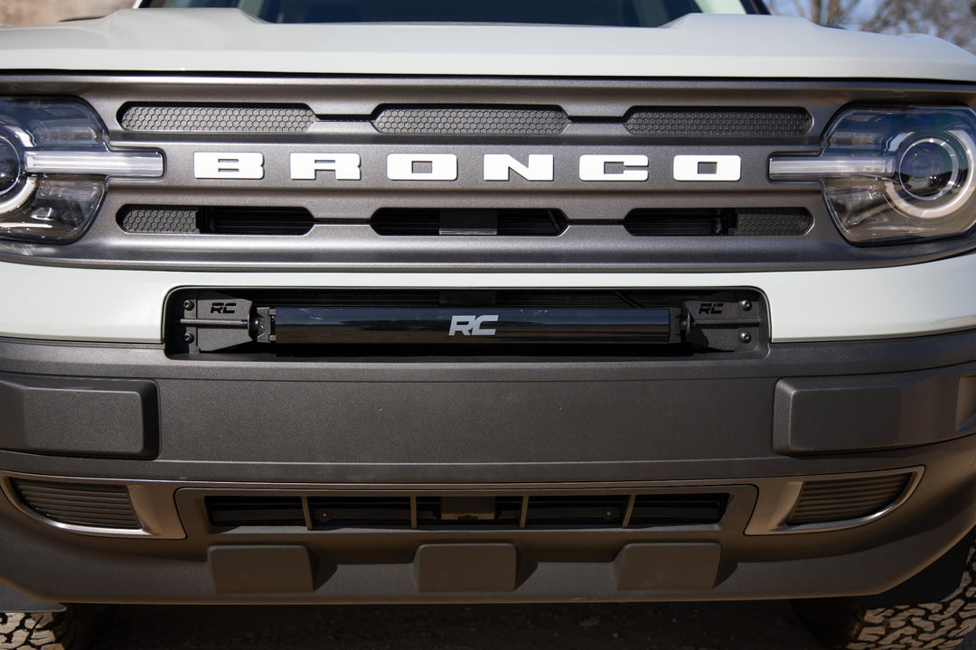 LED Light Kit | Bumper Mount | 20" Black Single Row | Ford Bronco Sport (21-26)