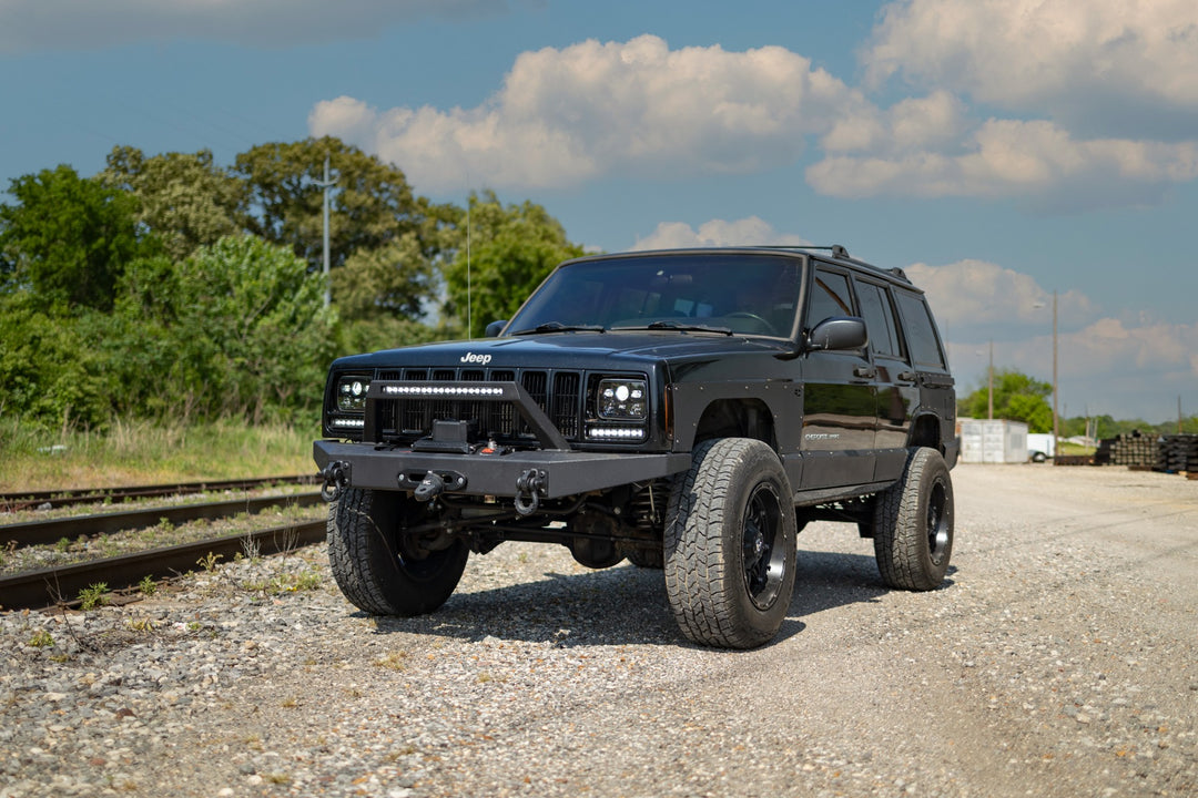 8 Inch Black Series LED Light Bar | Single Row | Pair