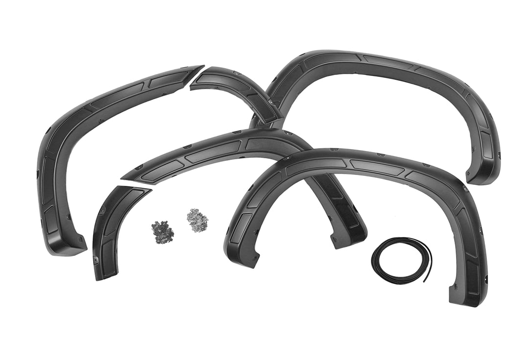 Defender Fender Flares | GCN Victory Red | Chevy Silverado 1500 (19-26)