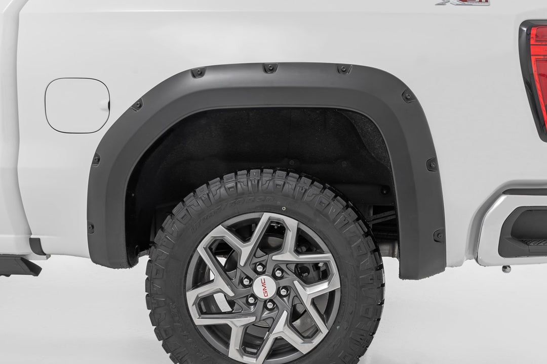Pocket Fender Flares | GCI Carbon Black | GMC Sierra 1500 2WD/4WD (2019-2026)