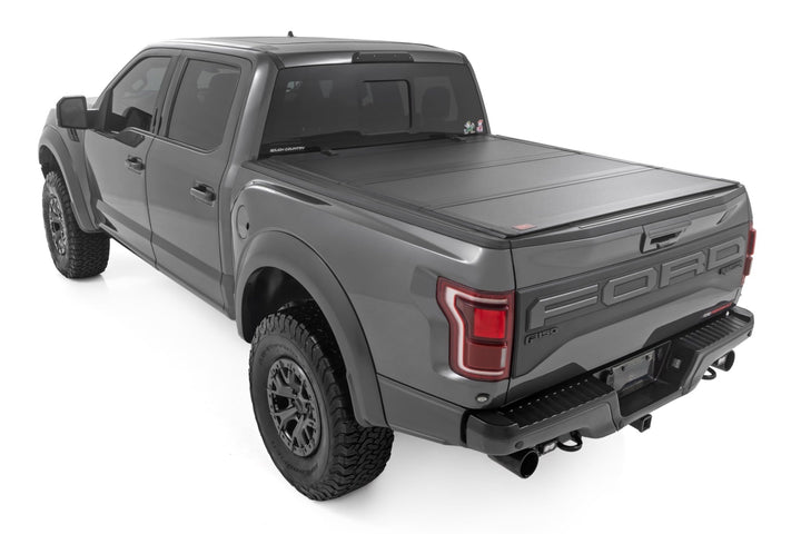 Hard Tri-Fold Flip Up Bed Cover | 6'7" Bed | Ford F-150 2WD/4WD (2021-2026)