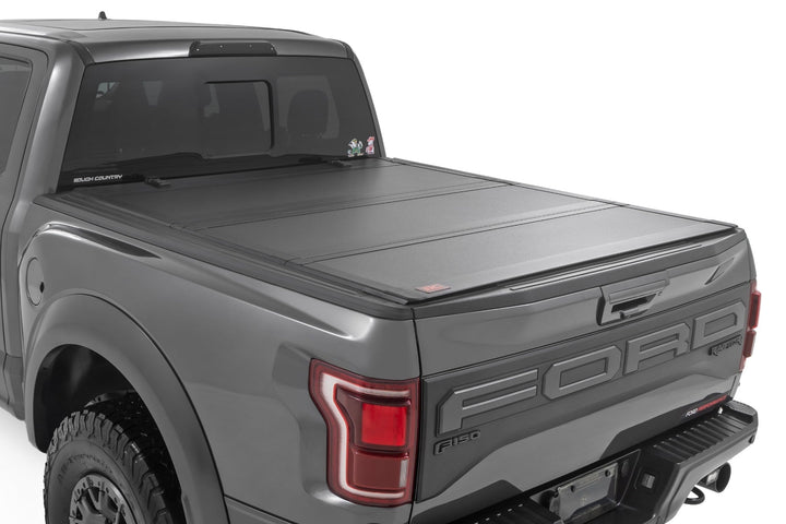 Hard Tri-Fold Flip Up Bed Cover | 6'7" Bed | Ford F-150 2WD/4WD (2021-2026)