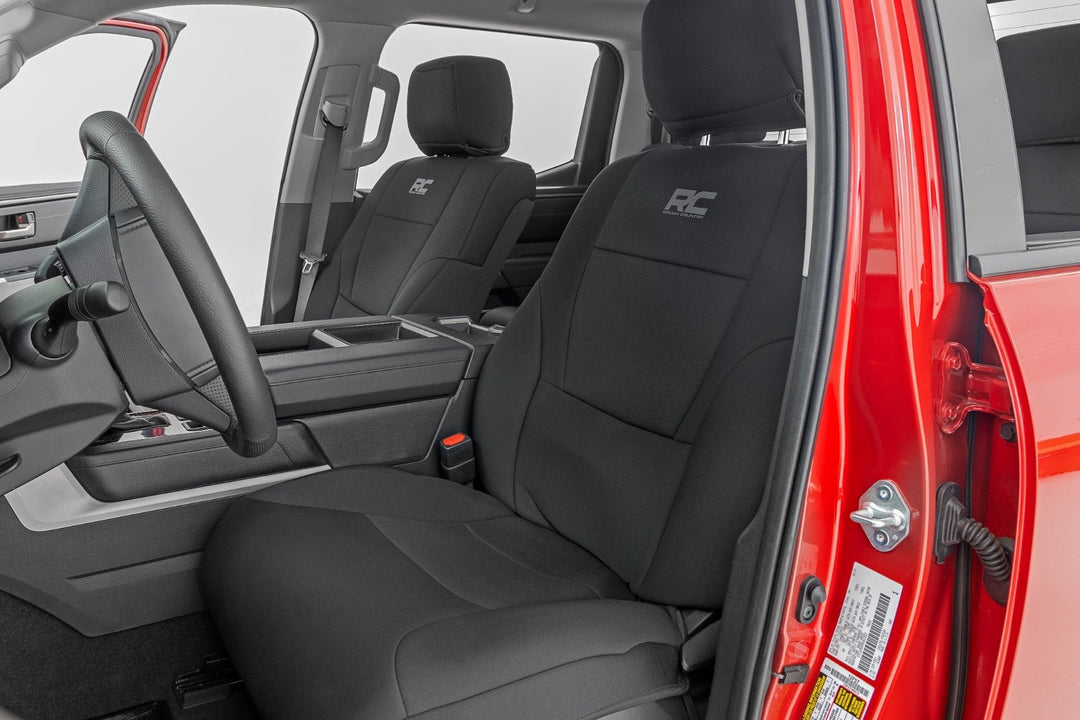 Seat Covers | No Rear Cup Holder | Toyota Tundra 2WD/4WD (2022-2026)