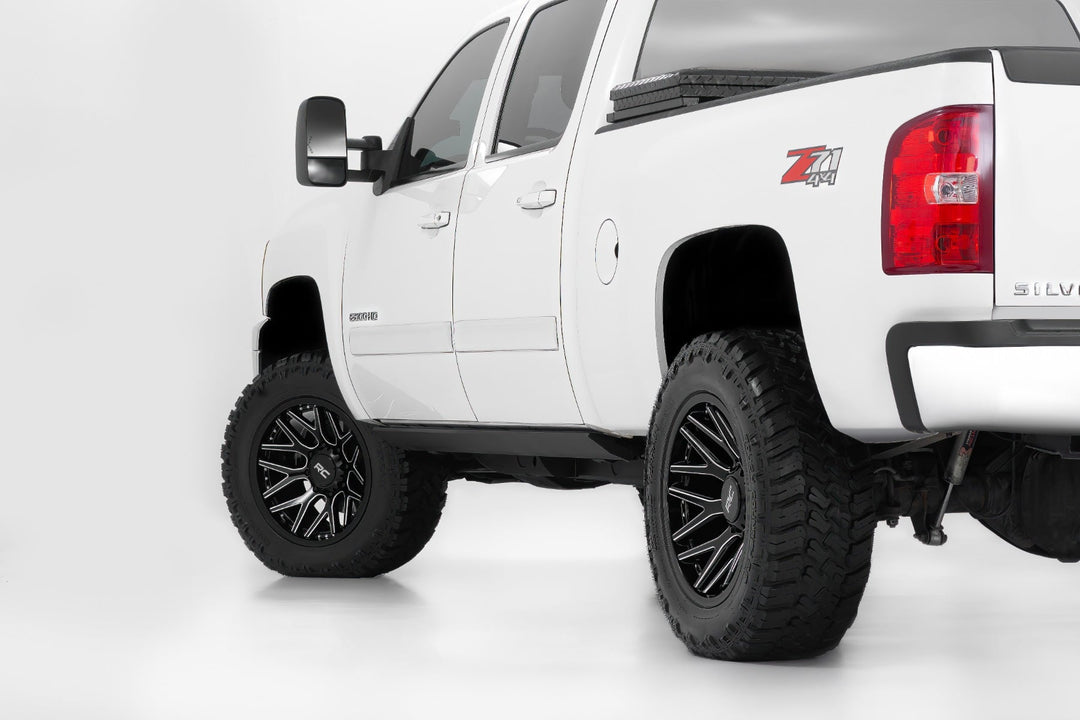 Rough Country 95 Series Wheel | One-Piece | Gloss Black Machined | 20x10 | 8x180 | -19mm