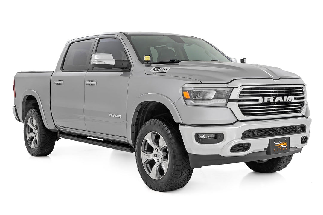 LED Light Kit | Ditch Mount | 2" Black Pair | White DRL | Ram 1500 (19-26)