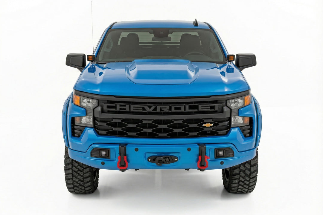 Front FXS Bumper | 12000S | GLT Glacier Blue | Chevy Silverado 1500 (23-26)