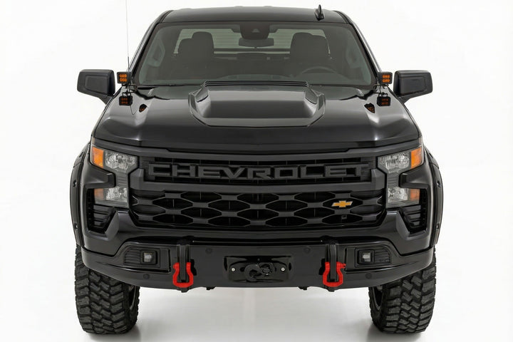 Front FXS Bumper | 12000S | GB8 Mosaic Black | Chevy Silverado 1500 (23-26)