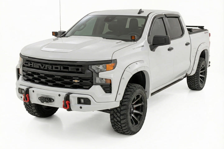 Front FXS Bumper | 12000S | GAZ Summit White | Chevy Silverado 1500 (23-26)