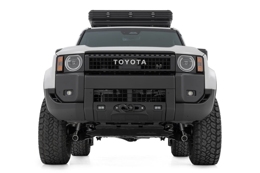 FXS Hidden Winch Mount | White SAE | PRO9500S | Toyota Land Cruiser (24-26)