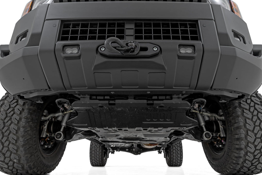 FXS Hidden Winch Mount | White SAE | Fog | Toyota Land Cruiser 4WD (24-26)