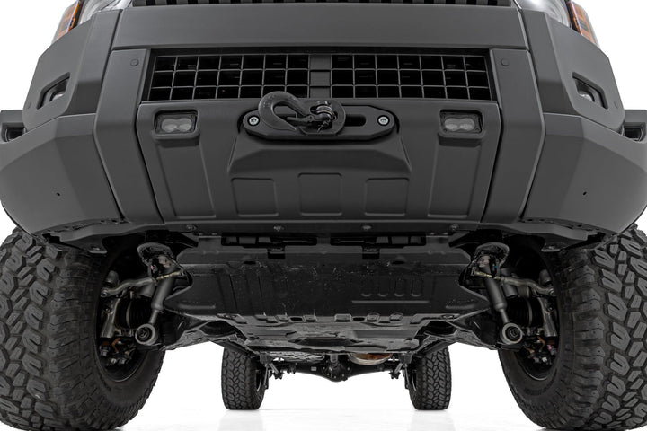 FXS Hidden Winch Mount | White SAE | Fog | Toyota Land Cruiser 4WD (24-26)