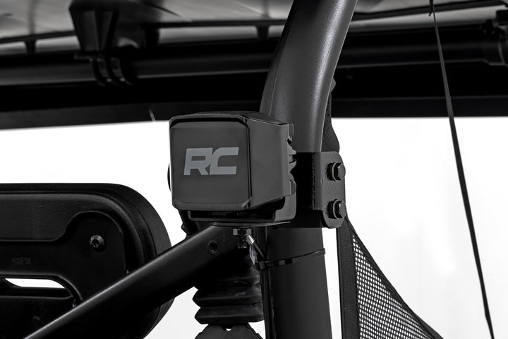 LED Light Kit | Rear Mount | 2" Black Pair | Segway 570 F