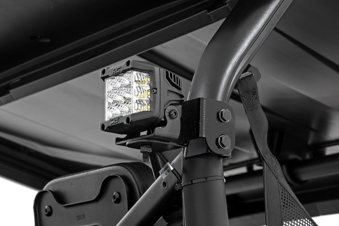 LED Light Kit | Rear Mount | 2" Black Pair | White DRL | Segway 570 F