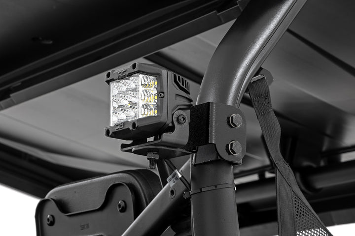 LED Light Kit | Rear Mount | 2" Black Pair | White DRL | Segway 570 F