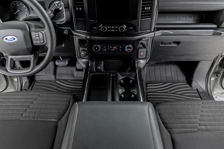 Flex-Fit Floor Mats | FR & RR | Ford F-150 (15-26)/F-150 Lightning (22-26)/Raptor (17-25)