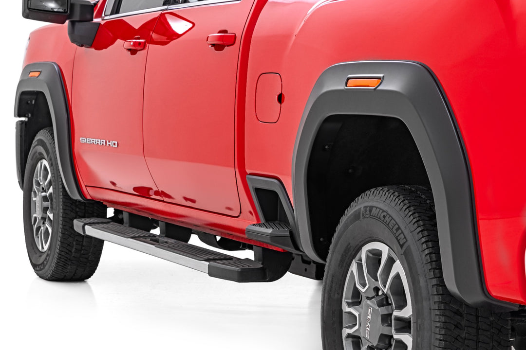 Sport Fender Flares | GAN Silver Ice Metallic | GMC Sierra 2500 HD/Sierra 3500 HD (20-26)