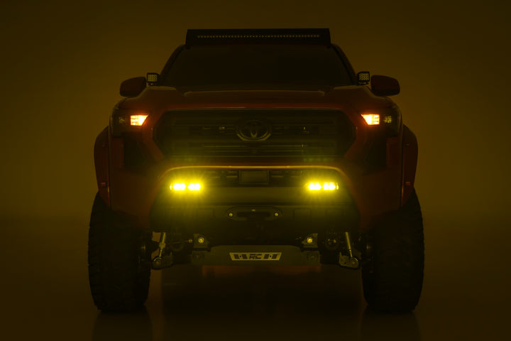 LED Fog Light Kit | 3x1.75 Inch Black Series Slim Aux | Yellow | Toyota Tacoma (24-26)