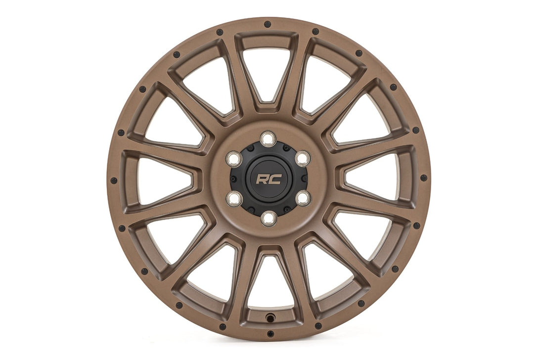 Rough Country 90 Series Wheel | One-Piece | Bronze | 18x9 | 5x5 | -12mm