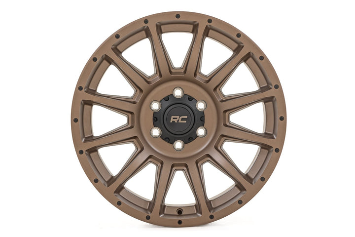 Rough Country 90 Series Wheel | One-Piece | Bronze | 18x9 | 5x5 | -12mm