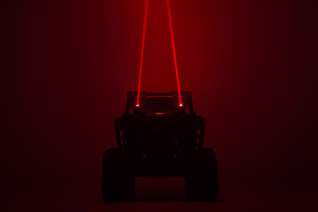 Laser Whip Light Kit | RGBW | 1200 Lumens | Pair