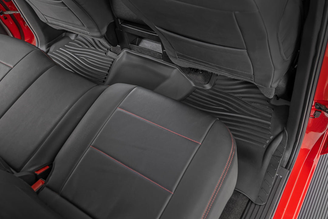 Flex-Fit Floor Mats | FR & RR | FR Bucket | Crew | Chevy/GMC 1500/2500HD/3500HD 2WD/4WD