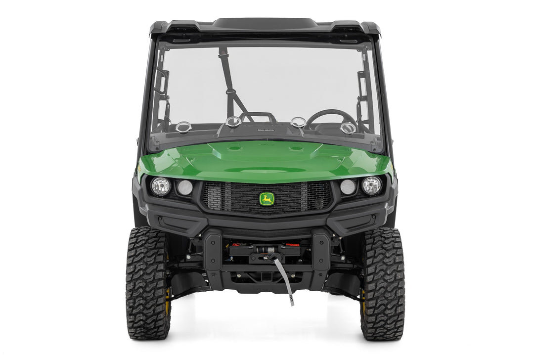 Vented Full Windshield | Scratch Resistant | John Deere Gator XUV 835