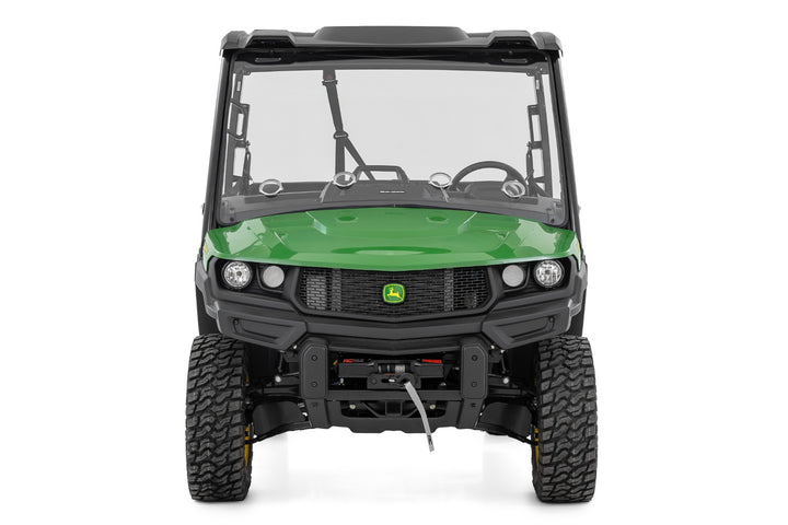 Vented Full Windshield | Scratch Resistant | John Deere Gator XUV 835