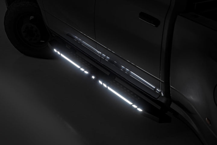 AC2 Running Boards | Amber/White | Crew Cab | Ram 1500/2500/3500 2WD/4WD (2010-2025 & Classic)
