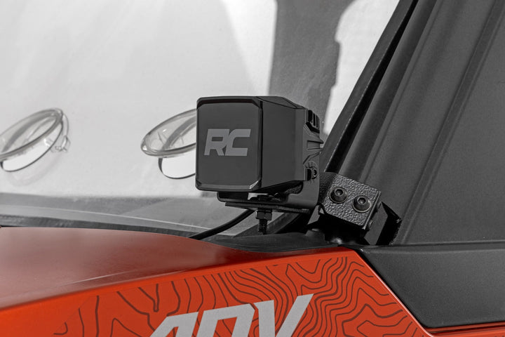 LED Light Kit | Front Mount | 2" Black Pair | Polaris XPEDITION XP