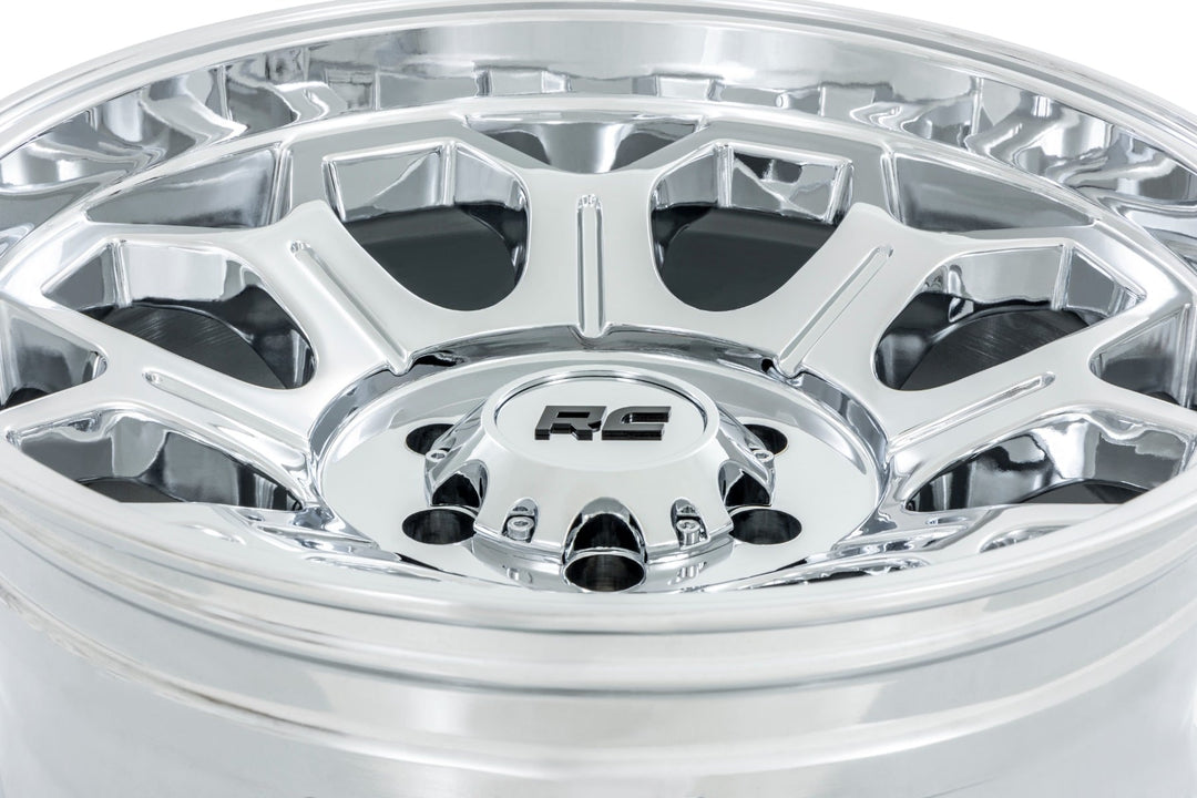 Rough Country 77 Series Wheel | One-Piece | Chrome | 20x9 | 6x5.5 | -12mm